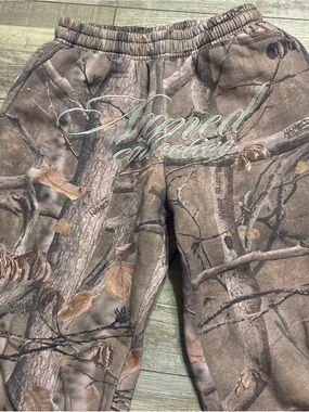 Named Collective Lace up Forbidden Sweatpants( camo) size (s)